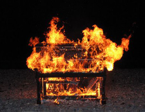 Piano On Fire